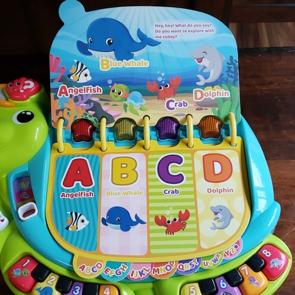 5X HOST PICK. Vtech Touch & Teach Sea Turtle - Picture 2 of 8